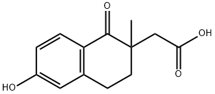 2-(6-Hydroxy-2-methyl-1-oxo-1,2,3,4-tetrahydronaphthalen-2-yl)acetic acid