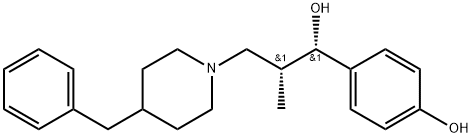 1-Piperidinepropanol, α-(4-hydroxyphenyl)-β-methyl-4-(phenylmethyl)-, [S-(R*,S*)]-