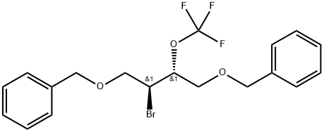 ((((2S,3R)-2-bromo-3-(trifluoromethoxy)butane-1,4-diyl)bis(oxy))bis(methylene))dibenzene