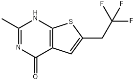 2-Methyl-6-(2,2,2-trifluoroethyl)thieno[2,3-d]pyrimidin-4(3H)-one