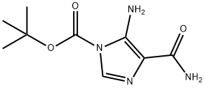 1H-Imidazole-1-carboxylic acid, 5-amino-4-(aminocarbonyl)-, 1,1-dimethylethyl ester