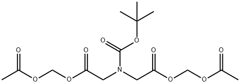 Glycine, N-[2-[(acetyloxy)methoxy]-2-oxoethyl]-N-[(1,1-dimethylethoxy)carbonyl]-, (acetyloxy)methyl ester
