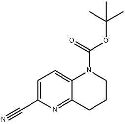 tert-Butyl 6-cyano-3,4-dihydro-1,5-naphthyridine-1(2H)-carboxylate