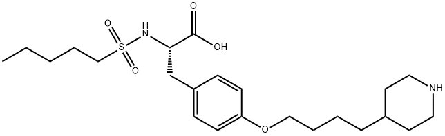 (S)-2-(pentylsulfonamido)-3-(4-(4-(piperidin-4-yl)butoxy)phenyl)propanoic acid