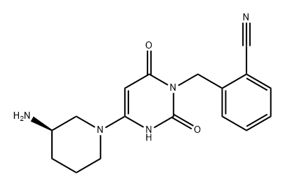 Benzonitrile, 2-[[4-[(3R)-3-amino-1-piperidinyl]-3,6-dihydro-2,6-dioxo-1(2H)-pyrimidinyl]methyl]-