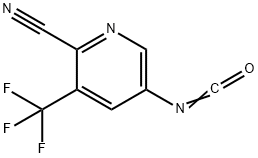 2-Pyridinecarbonitrile, 5-isocyanato-3-(trifluoromethyl)-