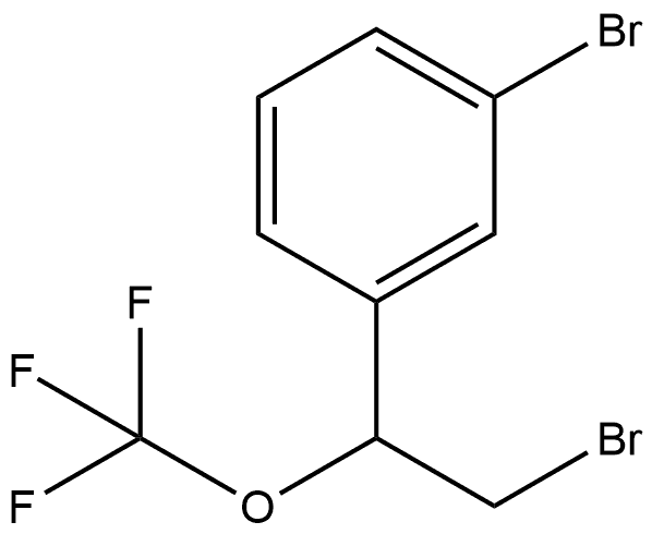 1-bromo-3-(2-bromo-1-(trifluoromethoxy)ethyl)benzene