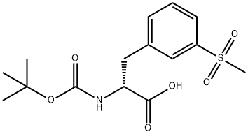 D-Phenylalanine, N-[(1,1-dimethylethoxy)carbonyl]-3-(methylsulfonyl)-