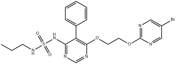 Sulfamide, N-[6-[2-[(5-bromo-2-pyrimidinyl)oxy]ethoxy]-5-phenyl-4-pyrimidinyl]-N'-propyl-
