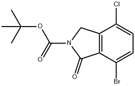 2H-Isoindole-2-carboxylic acid, 7-bromo-4-chloro-1,3-dihydro-1-oxo-, 1,1-dimethylethyl ester