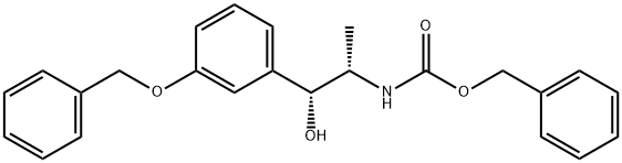 Carbamic acid, [2-hydroxy-1-methyl-2-[3-(phenylmethoxy)phenyl]ethyl]-, phenylmethyl ester, [R-(R*,S*)]- (9CI)