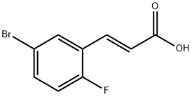 2-Propenoic acid, 3-(5-bromo-2-fluorophenyl)-, (2E)-