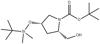 tert-Butyl (2S,4S)-4-((tert-butyldimethylsilyl)oxy)-2-(hydroxymethyl)pyrrolidine-1-carboxylate