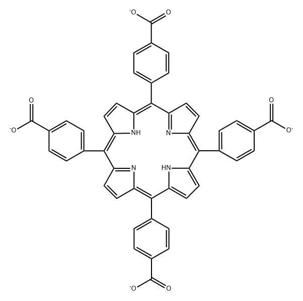 4,4',4'',4'''-(21H,23H-Porphine-5,10,15,20-tetrayl)tetrakisbenzoic acid ion(4-)