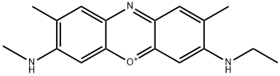 Phenoxazin-5-ium, 3-(ethylamino)-2,8-dimethyl-7-(methylamino)- (9CI, ACI)