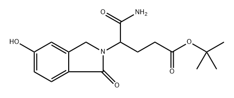2H-Isoindole-2-butanoic acid, γ-(aminocarbonyl)-1,3-dihydro-5-hydroxy-1-oxo-, 1,1-dimethylethyl ester