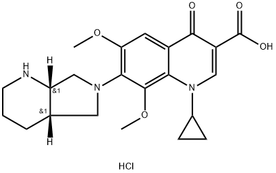 1-cyclopropyl-6,8-dimethoxy-7-((4aS,7aS)-octahydro-6H-pyrrolo [3,4-b]pyridin-6-yl)-4-oxo-1,4-dihydroquinoline-3-carboxylic