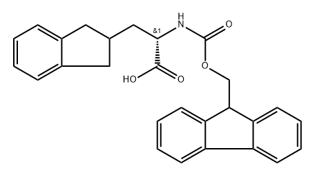 1H-Indene-2-propanoic acid, α-[[(9H-fluoren-9-ylmethoxy)carbonyl]amino]-2,3-dihydro-, (αS)-