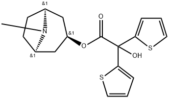 (1R,3r,5S)-8-methyl-8-azabicyclo[3.2.1]octan-3-yl 2-hydroxy-2,2-di(thiophen -2-yl)acetate