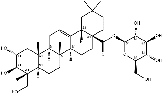 2α,3β,23-Trihydroxyolean-12-en-28-oic acid β-D-glucopyranosyl ester