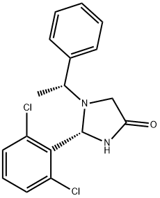 (2S)-2-(2,6-Dichlorophenyl)-1-[(1R)-1-phenylethyl]-4-imidazolidinone