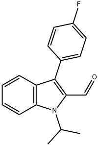 3-(4-FLUORO-PHENYL)-1-ISOPROPYL-1H-INDOLE-2-CARBALDEHYDE