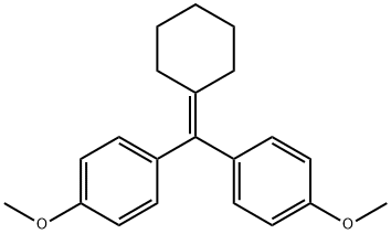 1-[cyclohexylidene(4-methoxyphenyl)methyl]-4-methoxybenzene 