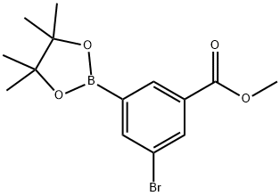 3-Bromo-5-(methoxycarbonyl)benzeneboronic acid pinacol ester