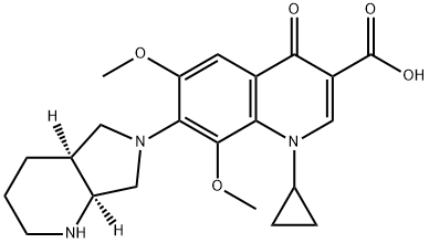 1-Cyclopropyl-1,4-dihydro-6,8-dimethoxy-7-[(4aS,7aS)-octahydro-6H-pyrrolo[3,4-b]pyridin-6-yl]-4-oxo-3-quinolinecarboxylic acid