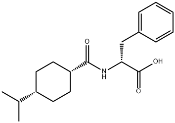 D-Phenylalanine, N-[[4-(1-methylethyl)cyclohexyl]carbonyl]-, cis-