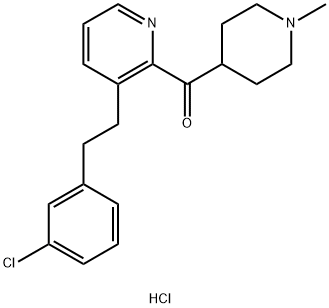 3-[2-(3-Chlorophenyl)ethyl]-2-pyridyl 1-methyl-4-piperidyl ketone hydrochloride