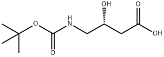 Butanoic acid, 4-[[(1,1-dimethylethoxy)carbonyl]amino]-3-hydroxy-, (3R)- (9CI)