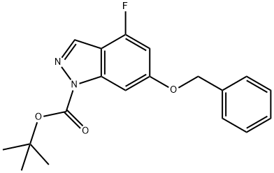tert-butyl 6-(benzyloxy)-4-fluoro-1H-indazole-1-carboxylate