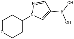 B-[1-(Tetrahydro-2H-pyran-4-yl)-1H-pyrazol-4-yl]boronic Acid