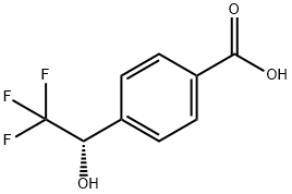 Benzoic acid, 4-(2,2,2-trifluoro-1-hydroxyethyl)-, (S)- (9CI)