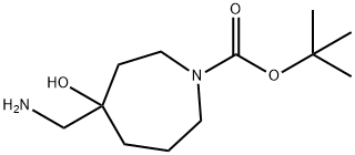 tert-Butyl 4-(aminomethyl)-4-hydroxy-1-azepanecarboxylate