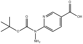 6-[2-(tert-Butoxycarbonyl)hydrazinyl]nicotinic acid