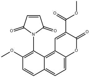 Methyl 10-(2,5-dioxo-2,5-dihydro-1H-pyrrol-1-yl)-9-methoxy-3-oxo-3H-benzo[f]chromene-2-carboxylate