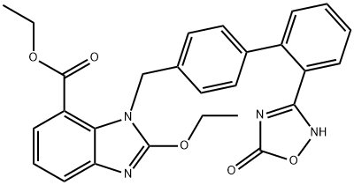 1H-BenziMidazole-7-carboxylic acid, 1-[[2'-(2,5-dihydro-5-oxo-1,2,4-oxadiazol-3-yl)[1,1'-biphenyl]-4-yl]Methyl] -2-ethoxy-, ethyl ester