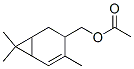 4,7,7-trimethylbicyclo[4.1.0]hept-4-en-3-ylmethyl acetate