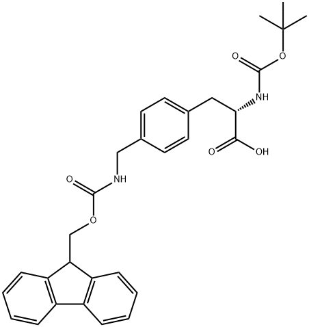 BOC-L-4-AMINOMETHYLPHENYLALANINE(FMOC)