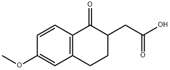 6-METHOXY-1-OXO-1,2,3,4-TETRAHYDRONAPHTHALEN-2-YL)ACETIC ACID