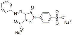 disodium 4,5-dihydro-5-oxo-4-(phenylazo)-1-(4-sulphonatophenyl)-1H-pyrazole-3-carboxylate 