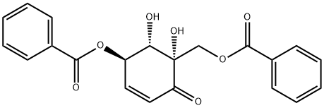 (4R,5S,6S)-4-(Benzoyloxy)-6-[(benzoyloxy)methyl]-5,6-dihydroxy-,2-cyclohexen-1-one