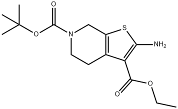 2-AMINO-4,7-DIHYDRO-5H-THIENO[2,3-C]PYRIDINE-3,6-DICARBOXYLIC ACID 6-TERT BUTYL ESTER 3-ETHYL ESTER