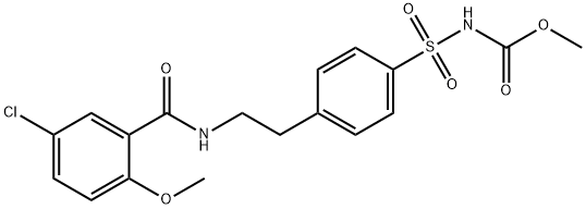 GLYBURIDE   RELATED   COMPOUND   B   (25 MG) (METHYL-[[4-[2-[(5-CHLORO-2-METHOXYBENZOYL)-AMINO]ETHYL]PHENYL]SULFONYL]CARBAMATE) (AS)