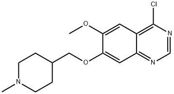 4-Chloro-6-methoxy-7-[(1-methylpiperidin-4-yl)methoxy]quinazoline