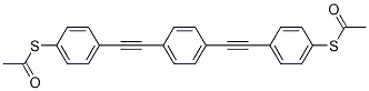 Thioacetic acid S-[4-[4-(4-acetylsulfanylphenylethynyl)-phenylethynyl]-phenyl] ester