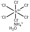 AMMONIUM HEXACHLOROIRIDATE (III) HYDRATE