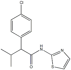 4-Chloro-α-(1-methylethyl)-N-2-thiazolyl-benzeneacetamide